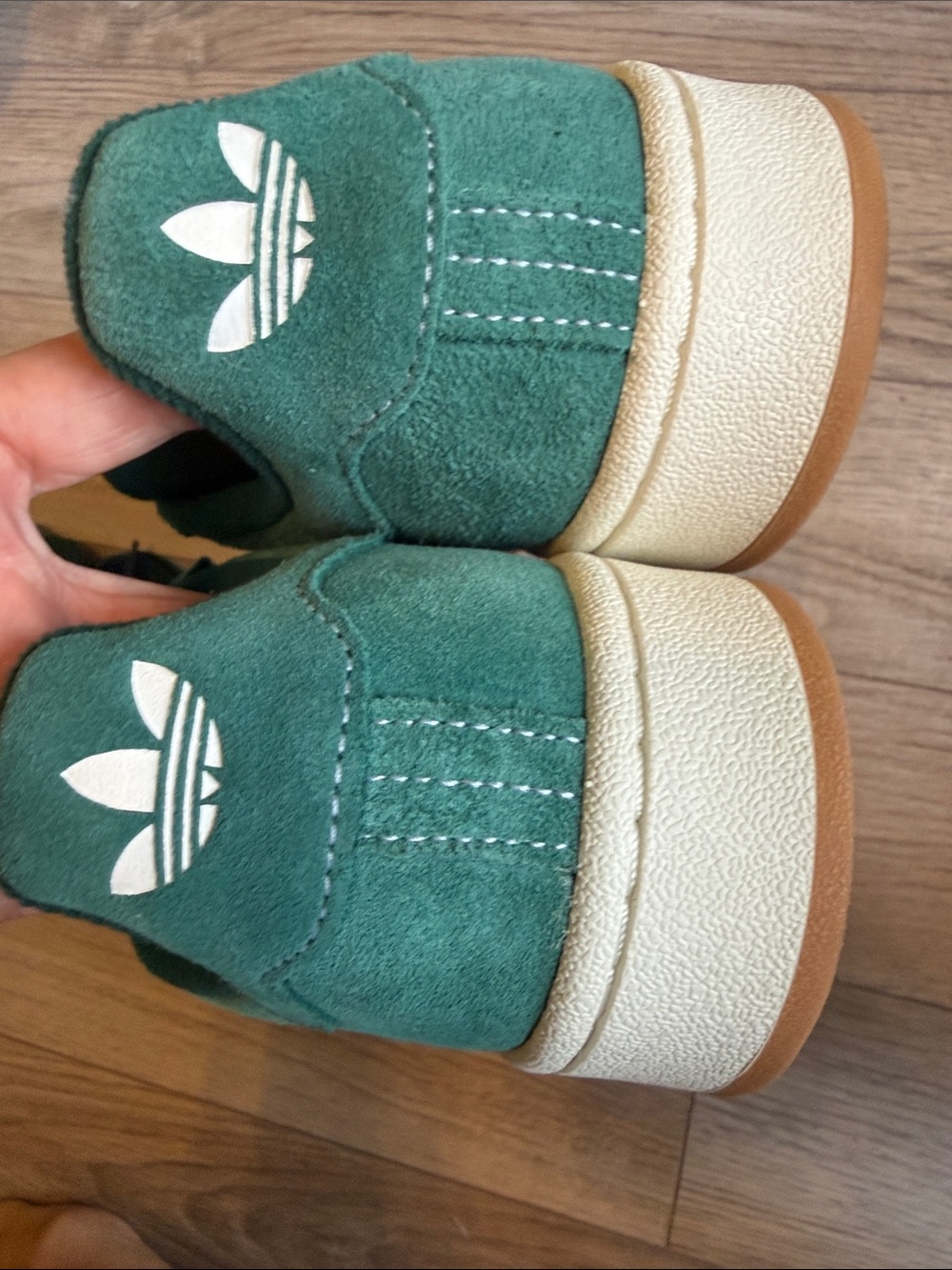 Adidas Campus 00s Sneakers Green Women's 10 men’s 8 - Picture 4 of 5